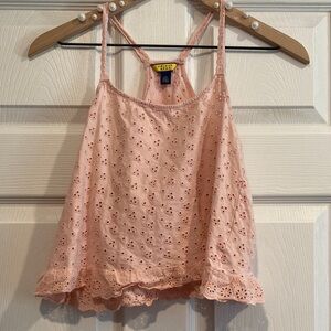 Prince & Fox Light Pink Eyelet Camisole